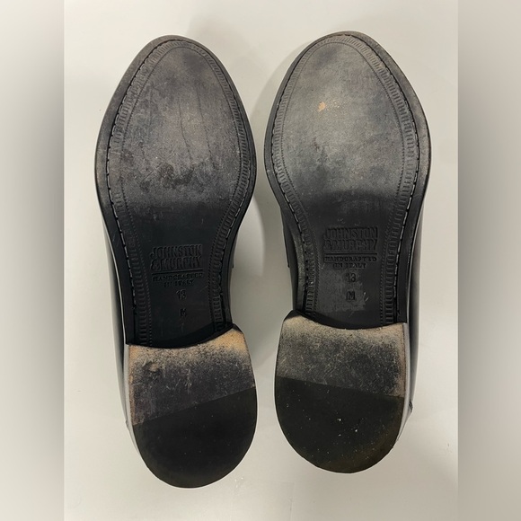 Johnston & Murphy Black Leather Loafers main image 6